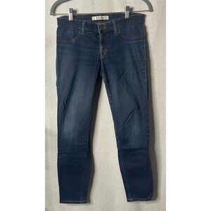 J Brand Womens Slim Skinny Jeans Blue Stretch Dark Wash Denim 27